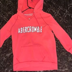 Cute red half sleeve sweatshirt